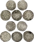 Hungary Lot of 5 Coins

Denar 1533-1586; Silver