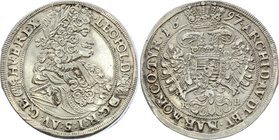 Hungary 1/2 Thaler 1697 KB UNC

KM# 220, Herminek 847; Leopold I, Silver, UNC - Rare grade. Kremnitz (Kremnica) Mint.