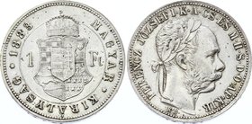 Hungary 1 Florin 1883 KB - Kremnitz

KM# 469; Silver; Franz Joseph I