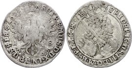 German States - Brandenburg Prussia 18 Groschen 1698 SD

KM# 611; Friedrich III., 1688-1701. VF.