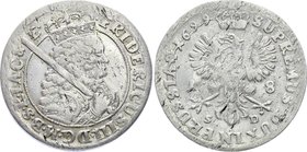German States - Brandenburg Prussia 18 Groschen 1699 SD

KM# 611; Friedrich III., 1688-1701. XF, Lustrous.