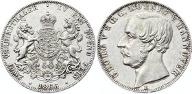 German States - Hannover 2 Vereinsthaler 1866 B

KM# 240; Silver; Georg V