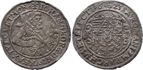 German States - Saxony 1/4 Thaler 1623

KM# 88; Swan; Silver; Johann Georg I