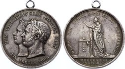 German States - Wurttemberg Medal on the Coronation of the Crown Prince 1823

Klein/Raff# 115; Ebner# 460; Silver (.900) 29.82g 41mm
