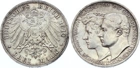 Germany - Empire 3 Mark 1910 A

KM# 221; Silver; Grand Duke's Second Marriage