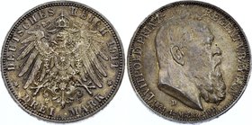 Germany - Empire Bavaria 3 Mark 1911 D

KM# 998; Silver; Otto; 90th Birthday of Prince Regent Luitpold