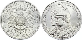Germany - Empire Prussia 5 Mark 1901 A

KM# 526; Silver; 200th Anniversary Friedrich I, Wilhelm II