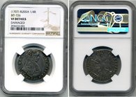 Russia Polupoltinnik 1707 NGC VF

Bit# 726, Slavic date; Silver. NGC VF Details - damaged. Slightly undergraded. Very rare coin.