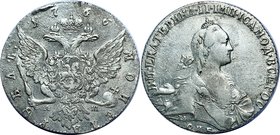 Russia 1 Rouble 1766 СПБ АШ

Bit# 197; Standard portrait; Silver; Edge cordlike leftwards; AU