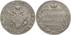 Russia Poltina 1803 СПБ АИ R

Bit# 44 R; 3 Roubles Petrov; 3 Roubles Ilyin; Silver 10,31g.; Rare
