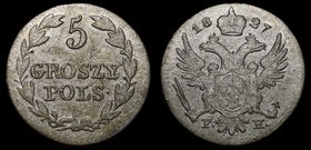 Russia - Poland 5 Groszy 1827 FH

Bit# 1017; С#111; Silver (0.194) 1.30g; XF