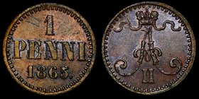 Russia - Finland 1 Penni 1865

Bit# 665; Luster; aUNC