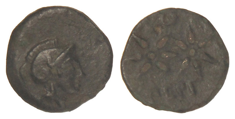 Lote 2 monedas AE 10 y 12. 300 a.C. PÉRGAMO-MISIA y BIRYTIS-TROAS. 0,98 y 1,41 g...