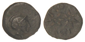 Lote 2 monedas AE 10 y 12. 300 a.C. PÉRGAMO-MISIA y BIRYTIS-TROAS. 0,98 y 1,41 grs. AE. Pátina oscura. Se-3959, 4058. MBC a MBC+.