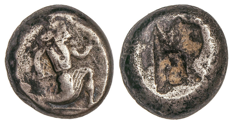 Siglo. 375-330 a.C. AQUEMENIDAS. ARTAXERXES II / DARIUS III. Anv.: Rey persa arr...