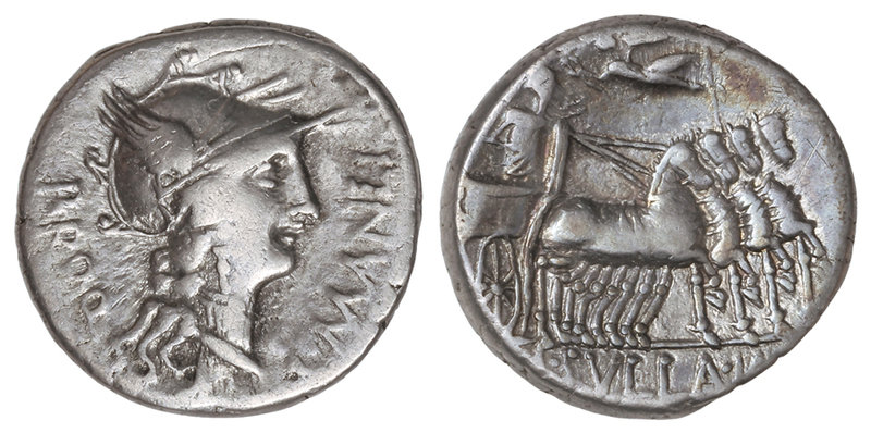 Republic. Denario. 82 a.C. MANLIA-4. L. Manlius Torquatus. 3,80 grs. AR. Cal-924...