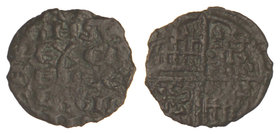 Kingdom of Castilla and Leon. Óbolo. ALFONSO X. SIN MARCA DE CECA. 0,38 grs. Ve. FAB-247. MBC-.