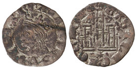 Kingdom of Castilla and Leon. Cornado. ALFONSO XI. CORUÑA. Rev.: Venera moderna bajo el castillo. 0,73 grs. AE. FAB-343.1. MBC.