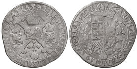 Albert and Isabella. 1/4 Patagón. 1617. BOIS LE DUC. BRABANTE. 6,35 grs. AR. (Hojitas). Van Houdt-621.SH; Vti-264. MBC-.