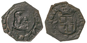 Philip IV. 8 Maravedís. 1661. TRUJILLO. F. Acuñación a martillo. Cal-1637. MBC.