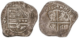 Philip IV. 4 Reales. 1624. TOLEDO. P. 13,46 grs. Cal-820. MBC-.