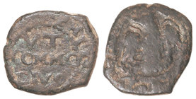 Philip IV. 1 Grano. (1622 - 1652). MESSINA. SICILIA. Rev.: Leyenda: VT Commo Dius. 3,35 grs. AE. Vti-Tipo 21. BC+.