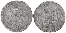 Philip IV. 1/4 Patagón. 1631. BRUSELAS. BRABANTE. 6,63 grs. AR. Van Houdt-647.BS; Vti-672. MBC-.
