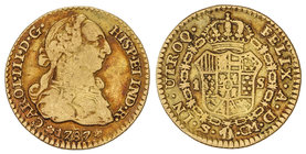 Charles III. 1 Escudo. 1787. SEVILLA. C.M. 3,30 grs. Cal-750. MBC-.
