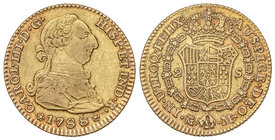 Charles III. 2 Escudos. 1788. MADRID. M. 6,91 grs. Cal-459. MBC.
