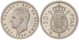 Juan Carlos I. 50 Pesetas. 1984. M coronada. SC.