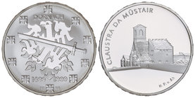Switzerland. Lote 2 monedas 20 Francos. 1999-B y 2001-B. BERNA. AR. Batalla de Dornach y Claustro de Mustair. En estuches originales, con certificado....