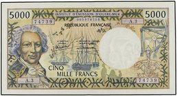 5.000 Francos. 1985. TAHITÍ. WPM-28d. EBC.