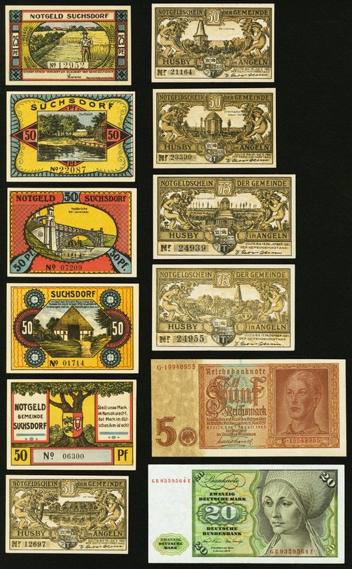World (Austria and Germany) Mixed Lot of 16 Examples Very Fine-Extremely Fine. 
...