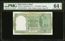 India Reserve Bank of India 5 Rupees ND (1950) Pick 32 PMG Choice Uncirculated 64 EPQ. Staple holes at issue.

HID09801242017