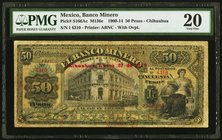 Mexico Banco Minero 50 Pesos 27.1.1910 Pick S166Ac M136e PMG Very Fine 20. 

HID09801242017