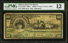 Mexico Banco de Sonora 10 Pesos 1.7.1903/02 Pick S420d M508d PMG Fine 12. 

HID09801242017