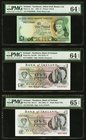 Northern Ireland Allied Irish Banks 1 Pound 1.1.1982; ND (1972); ND (1983) Pick 1a; 61a; 65a Three Examples PMG Choice Uncirculated 64 EPQ (2); Gem Un...