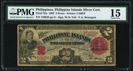 Philippines Philippine Islands Silver Certificate 2 Pesos 1903 Pick 25a PMG Choice Fine 15. 

HID09801242017