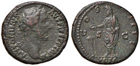 Antonino Pio (138-161) Asse - Testa laureata a d. - R/ L’imperatore sacrificante a s. - AE (g 12,83)
Grading/Stato:BB