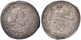 FIRENZE Ferdinando II (1621-1670) Testone 1636 - MIR 298 AG (g 9,38) R Bella patina di vecchia raccolta
Grading/Stato:SPL