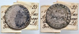 GENOVA Dogi Biennali (1528-1797) Mezzo scudo 1681 sigla S M - MIR 297/32 AG (g 18,19) Con cartellino di vecchia raccolta. Graffi e macchie
Grading/St...