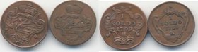 GORIZIA Soldo 1799 H, 1788 K - CU Lotto di due monete 
Grading/Stato:MB-BB