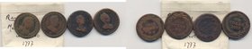 Lotto di 4 monete di Milano come da foto, con cartellino di vecchia raccolta
Grading/Stato:D-MB