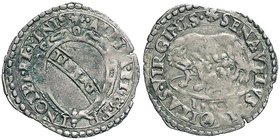 SIENA Repubblica (1404-1555) Bolognino da 6 quattrini 1550 - CNI 314/325; MIR 563/3 MI (g 0,95)
Grading/Stato:BB+