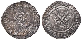 Eugenio IV (1431-1447) Grosso I tipo - Munt. 8 AG (g 3,77) 
Grading/Stato:BB+
