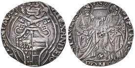 Alessandro VI (1492-1503) Grosso - Munt. 23 AG (g 2,68) Tosato
Grading/Stato:BB