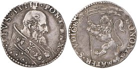 Pio V (1566-1572) Bologna - Bianco - Munt. 49 AG (g 4,85) Colpo al bordo
Grading/Stato:BB
