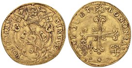 Sisto V (1585-1590) Bologna - Doppia - Munt. 91 AU RRR Piccoli depositi, modeste ondulazioni del tondello
Grading/Stato:qBB