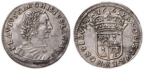 Alessandro VII (1655-1667) Avignone - Luigino 1665 - Munt. 44 AG (g 2,06) RR Dall’asta Nomisma 55, lotto 1465
Grading/Stato:qSPL