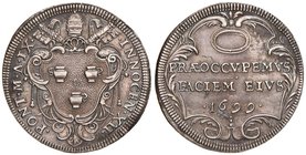 Innocenzo XII (1691-1700) Testone 1699 A. IX - Munt. 44 AG (g 9,04) R Ex Ranieri 13, lotto 606 
Grading/Stato:SPL